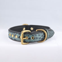 Load image into Gallery viewer, Genuine Leather Dog Collar: Saint -Yves Collar